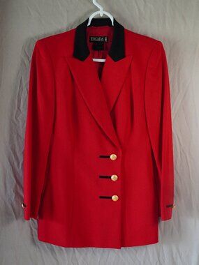 Vintage Escada red blazer
